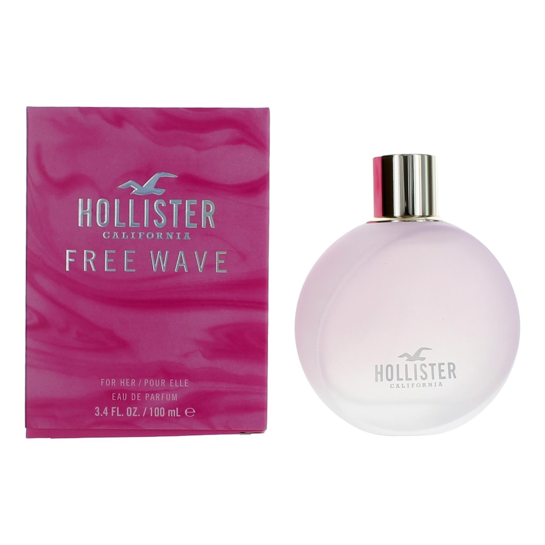 Hollister – Hollister Free Wave Eau de Parfum Spray for Women (3.4 oz) product image
