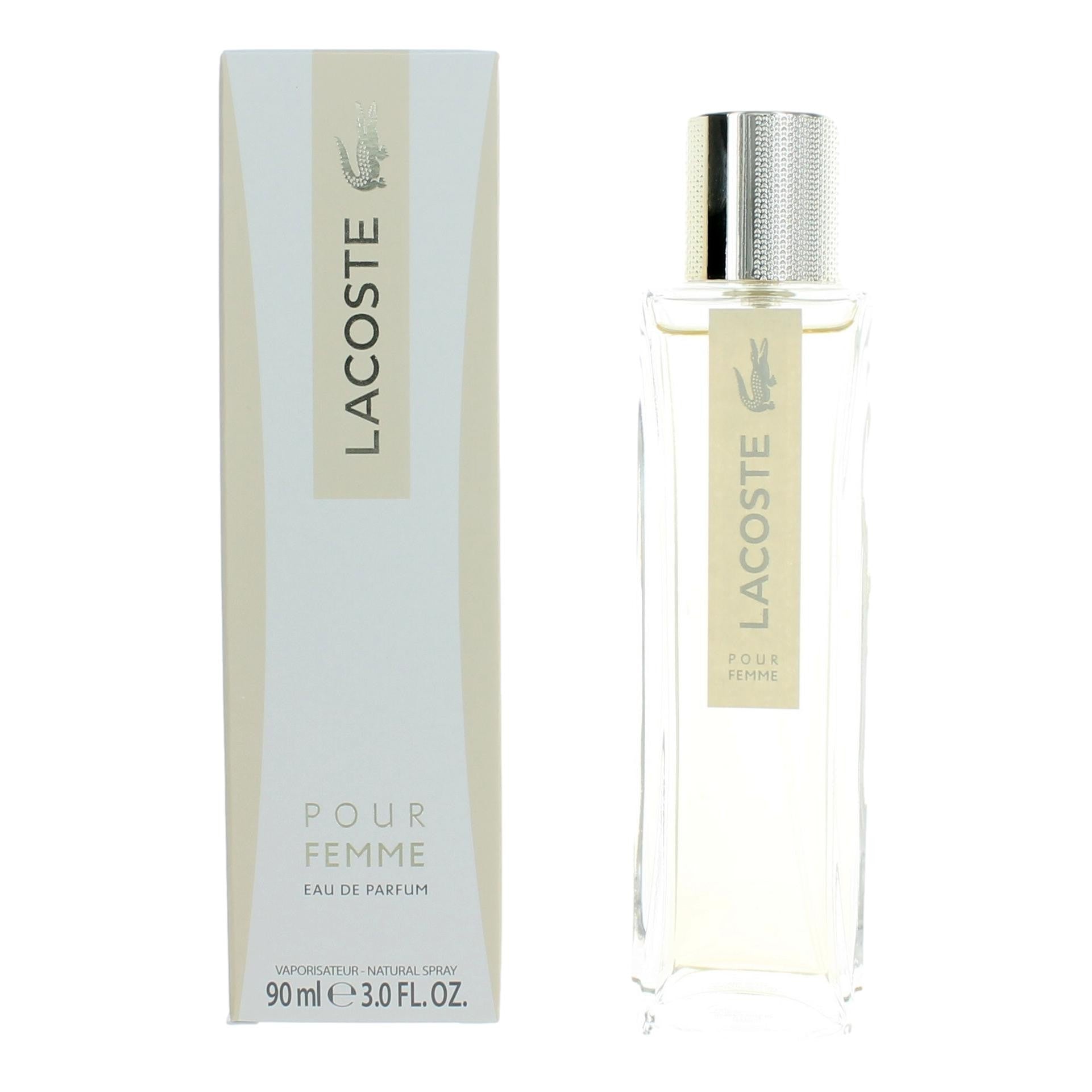 Lacoste – Lacoste Pour Femme Eau de Parfum Spray for Women (3 oz) product image