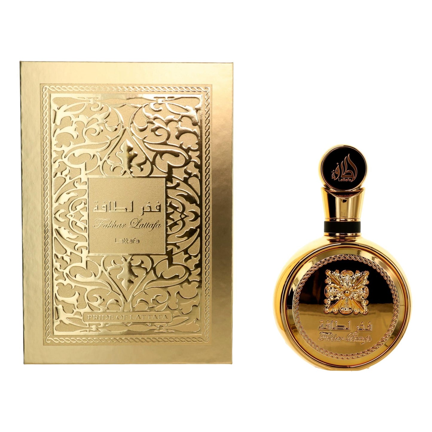 Lattafa – Fakhar Gold Eau de Parfum Spray for Unisex (3.4 oz) product image