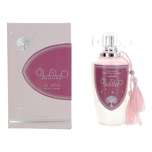 Lattafa – Mohra Silky Rose Eau de Parfum Spray for Women (3.4 oz) product image