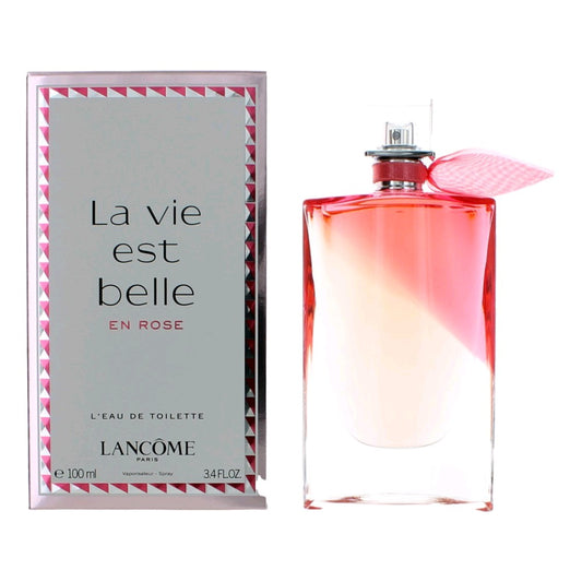 Lancome – La Vie Est Belle En Rose Eau de Toilette Spray for Women (3.4 oz) product image
