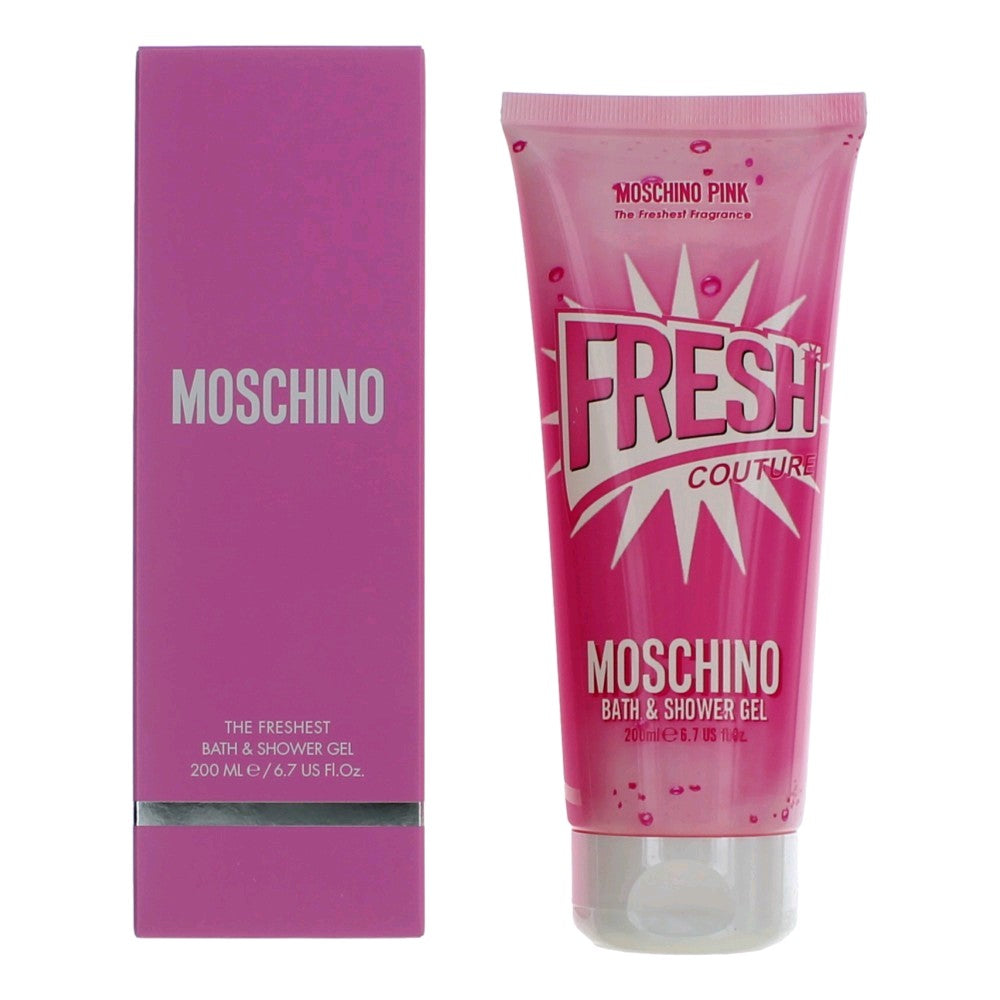 Moschino – Moschino Pink Fresh Couture Shower Gel for Women (6.7 oz) product image