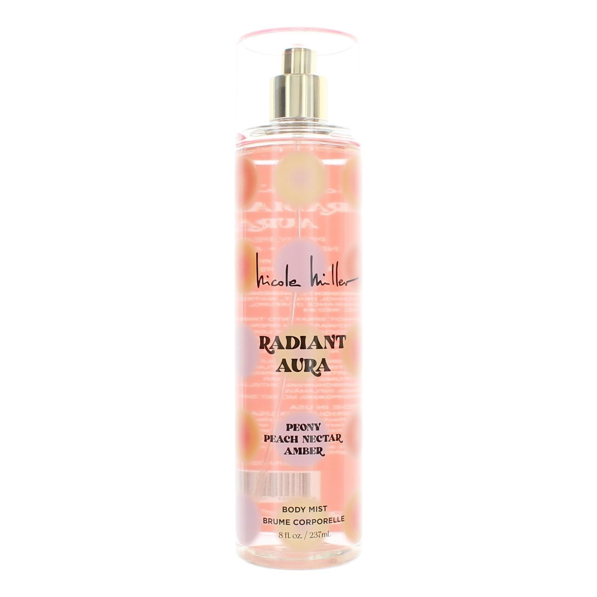 Nicole Miller – Radiant Aura . 8 oz Body Mist for Women Fragrance Mist for Women (8 oz) product image