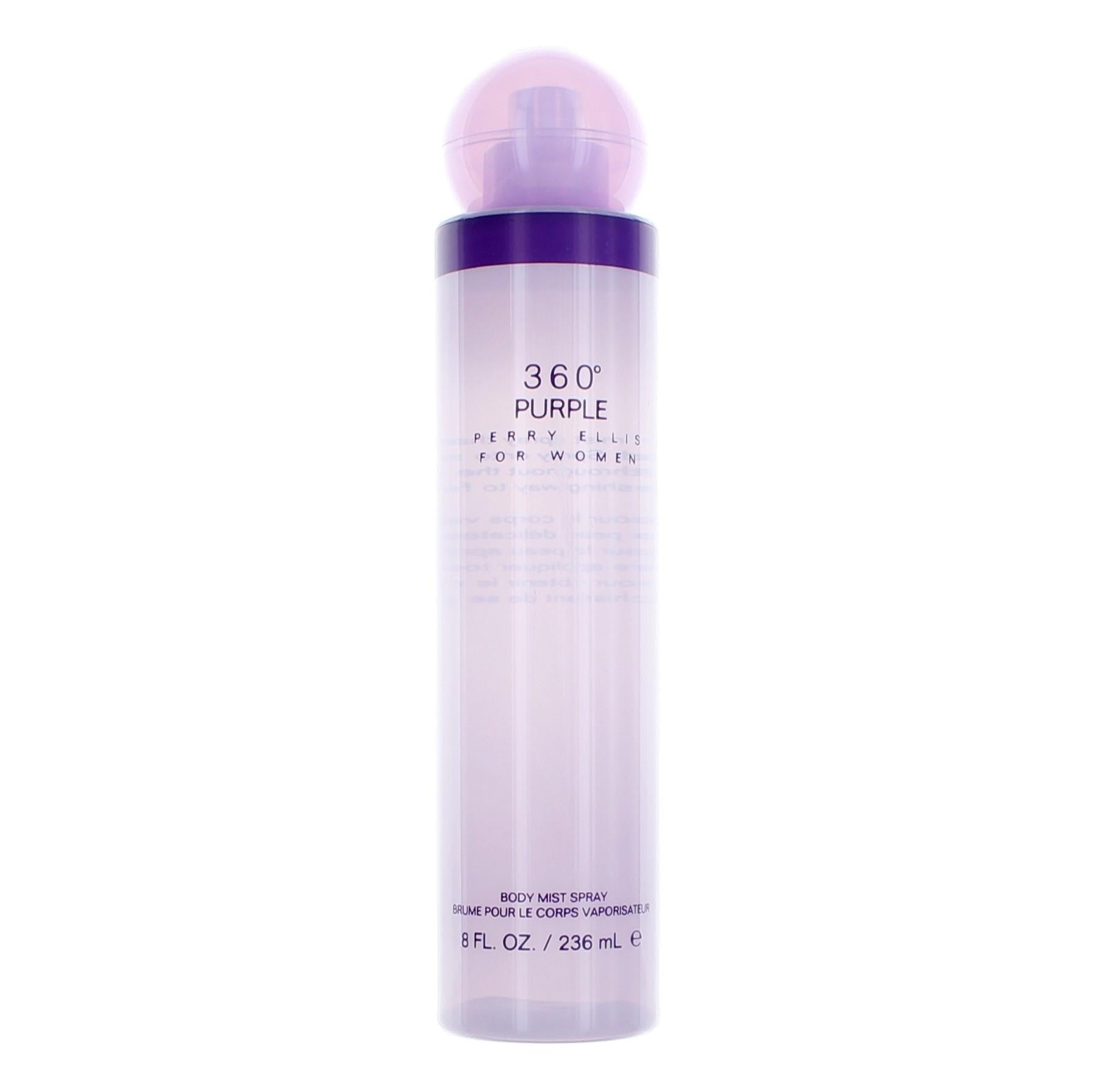 Perry Ellis – Perry Ellis 360 Purple Fragrance Mist for Women (8 oz) product image