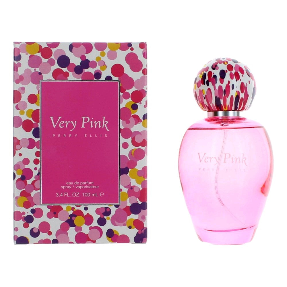 Perry Ellis – Very Pink Eau de Parfum Spray for Women (3.4 oz) product image