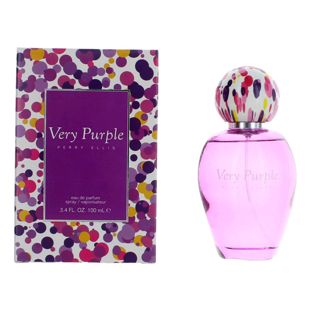 Perry Ellis – Very Purple Eau de Parfum Spray for Women (3.4 oz) product image
