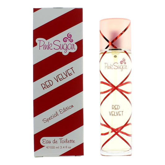 Aquolina – Pink Sugar Red Velvet Special Edition Eau de Toilette Spray for Women (3.4 oz) product image