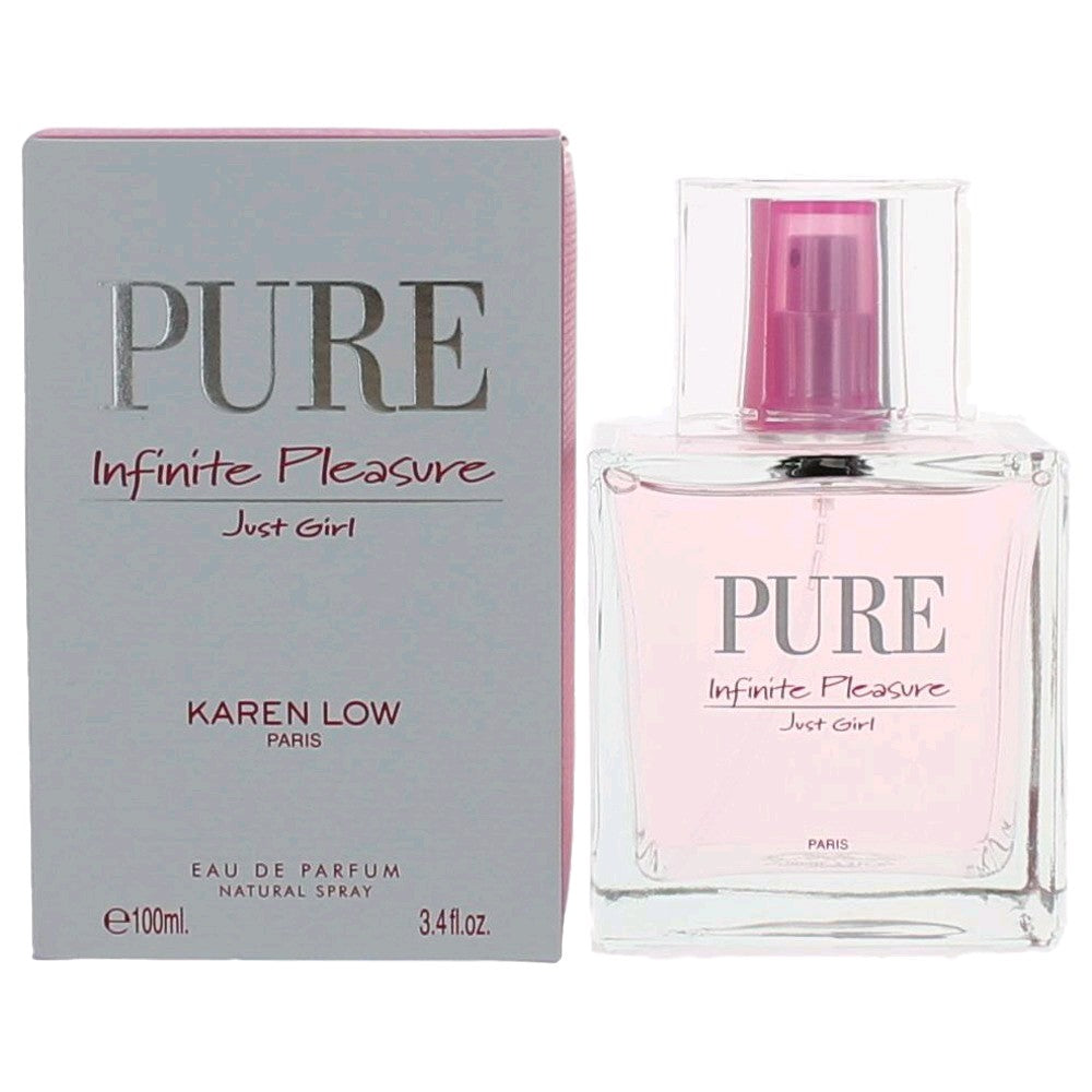 Karen Low – Pure Infinite Pleasure Just Girl Eau de Parfum Spray for Women (3.4 oz) product image