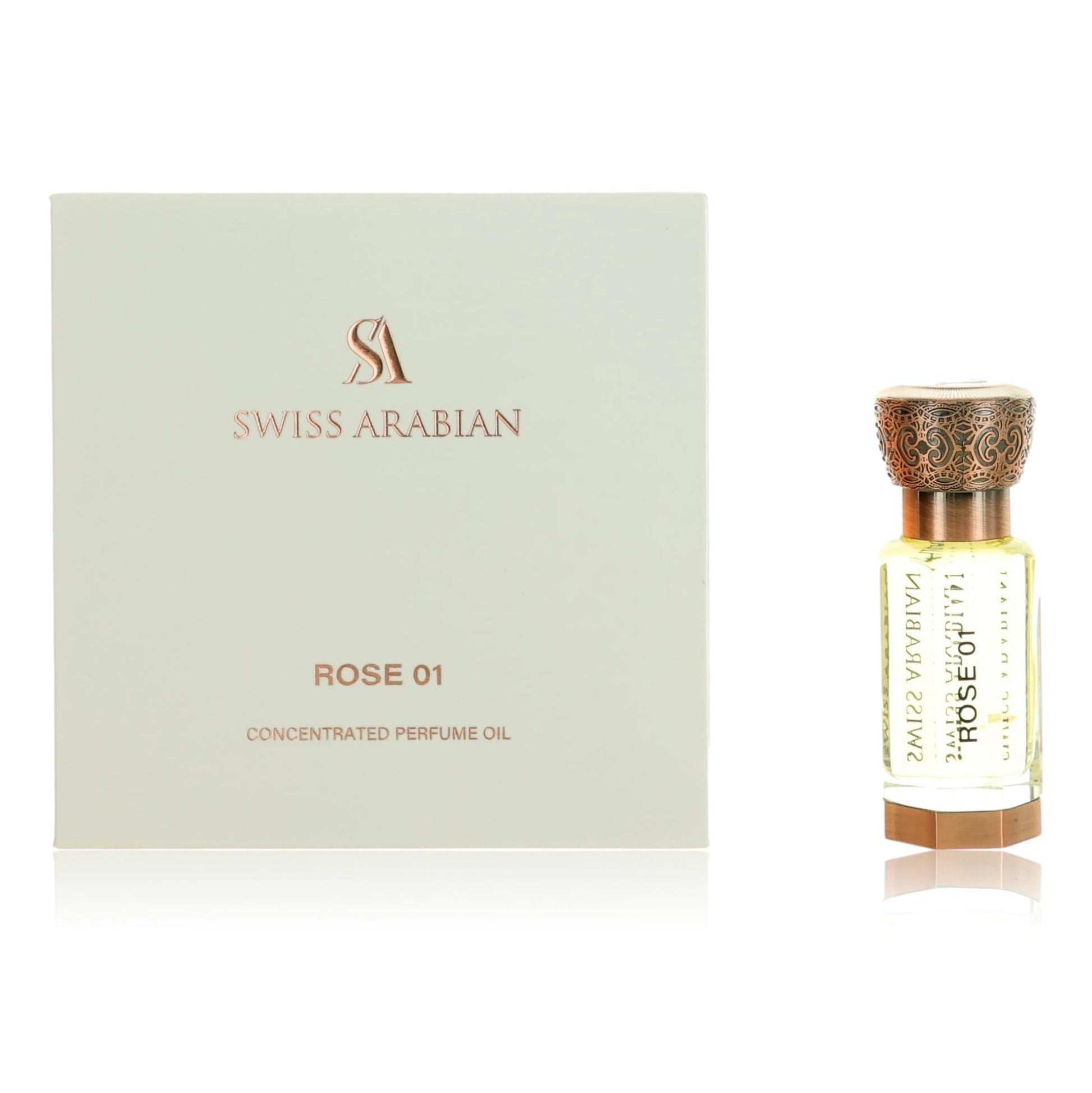 Swiss Arabian – Rose 01 Fragrance for Unisex (0.4 oz) product image