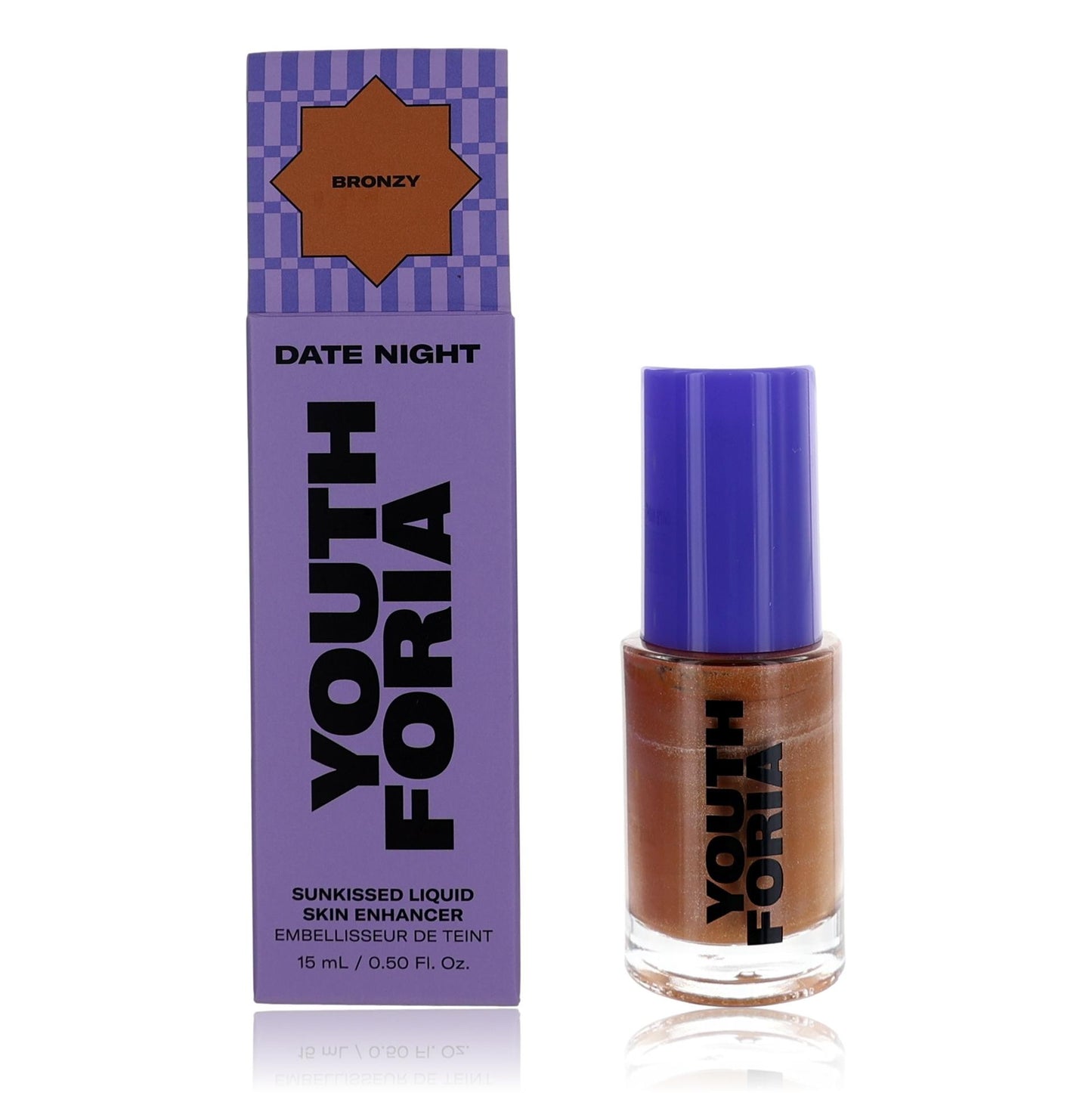 Youthforia – Date Night Sunkissed Liquid Skin Enhancer Bronzy, 0.5 Oz