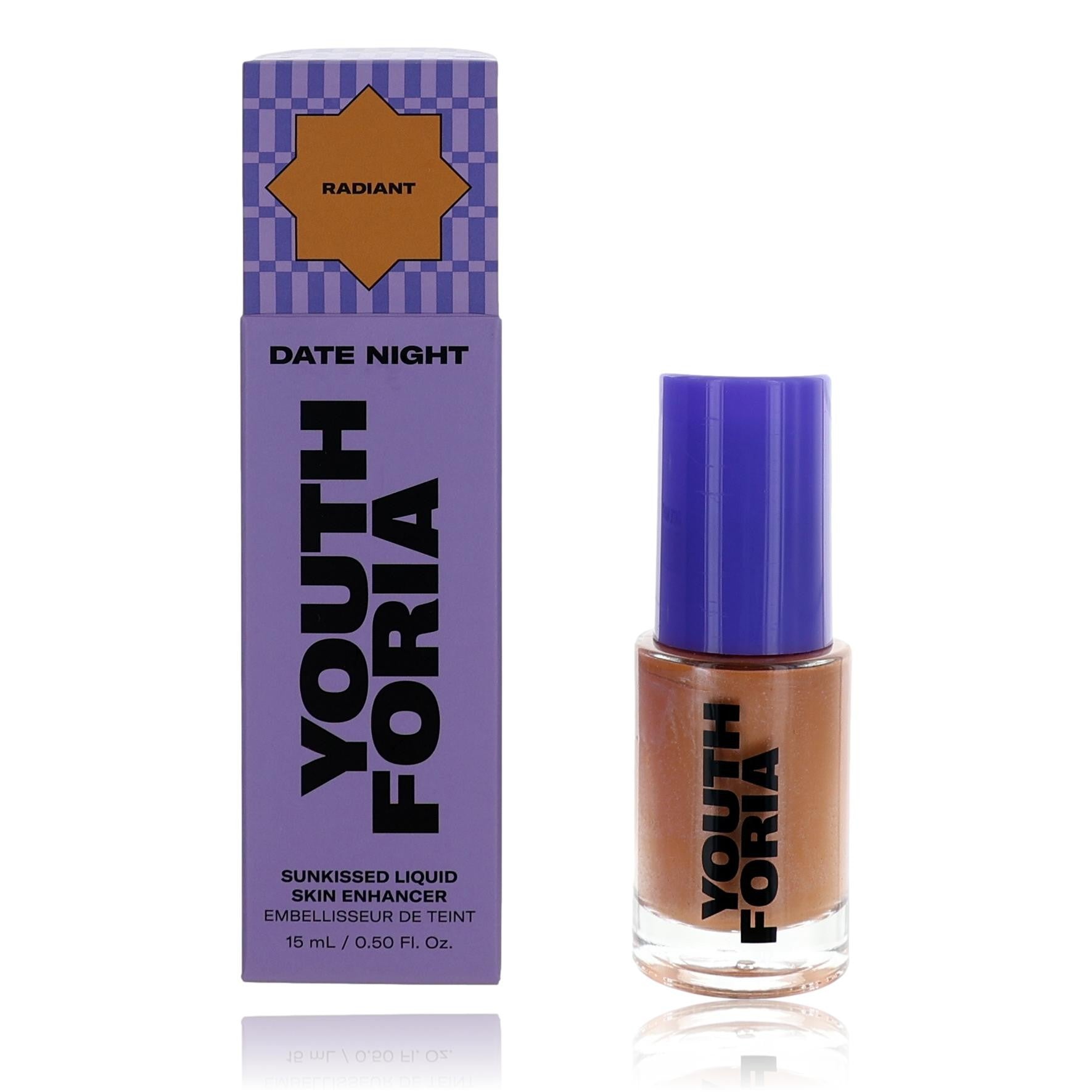 Youthforia – Date Night Sunkissed Liquid Skin Enhancer Radiant, 0.5 Oz