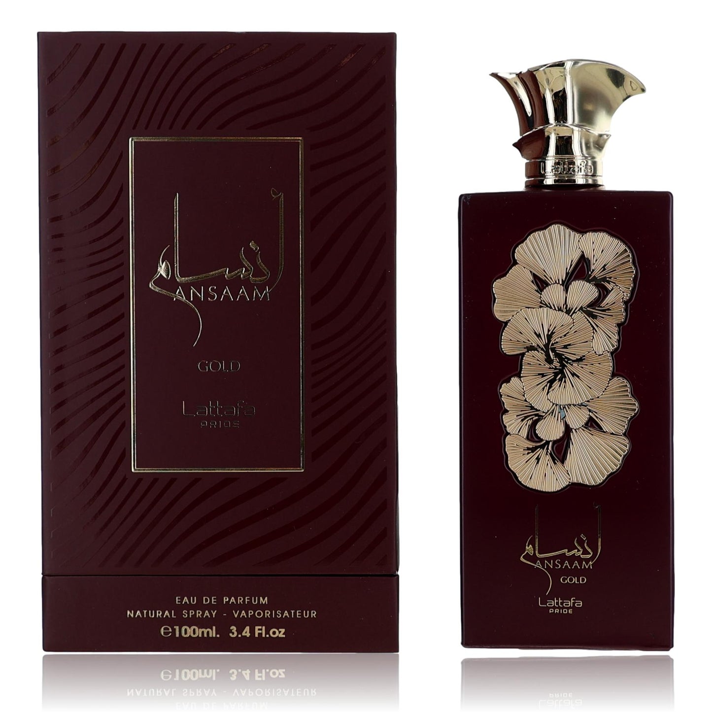 Lattafa – Ansaam Gold Eau de Parfum Spray for Women (3.4 oz) product image