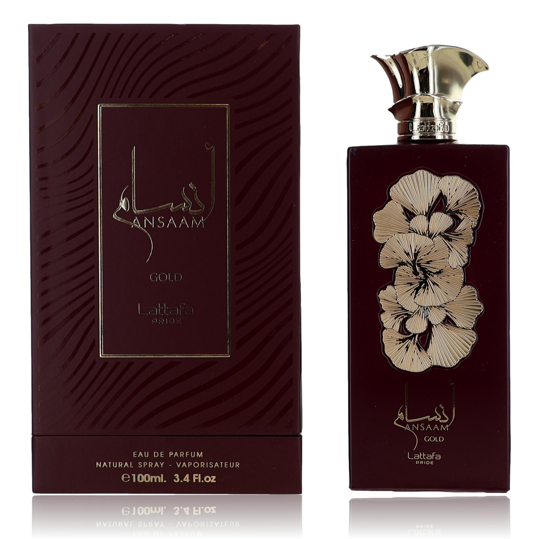 Lattafa – Ansaam Gold Eau de Parfum Spray for Women (3.4 oz) product image