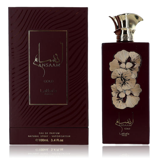 Lattafa – Ansaam Gold Eau de Parfum Spray for Women (3.4 oz) product image