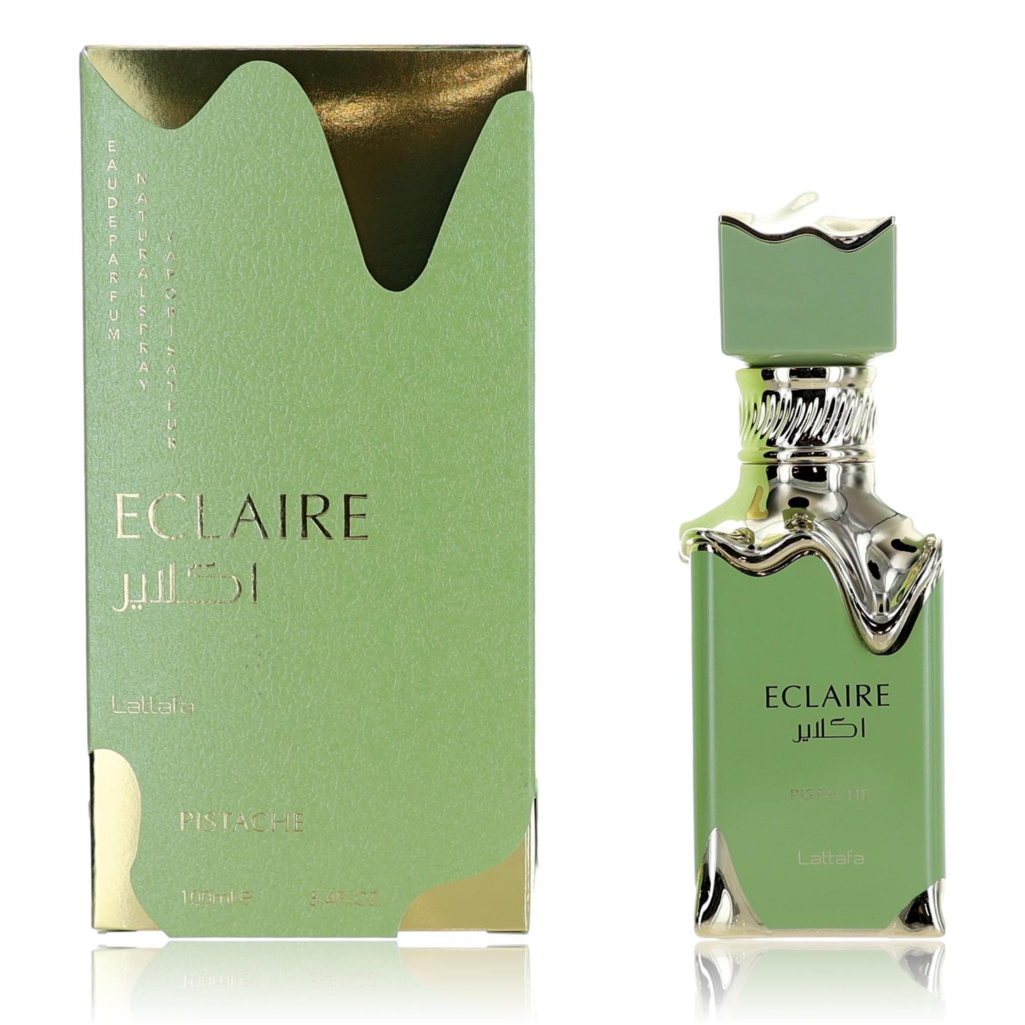 Lattafa – Eclaire Pistache Eau de Parfum Spray for Unisex (3.4 oz) product image