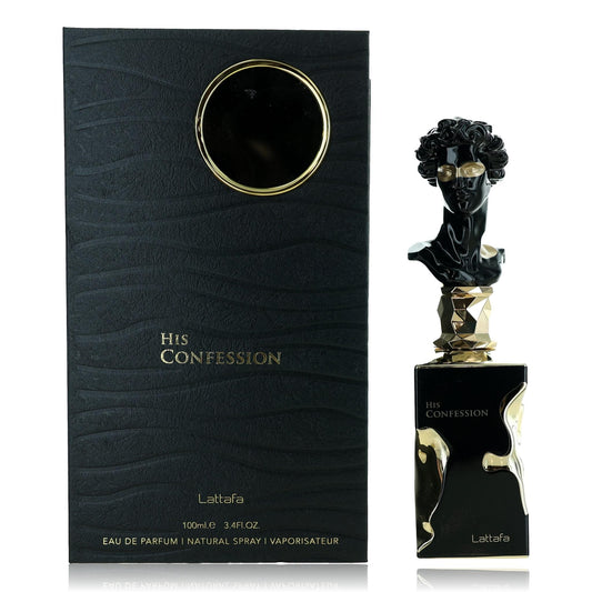 Lattafa – His Confession Eau de Parfum Spray for Men (3.4 oz) product image