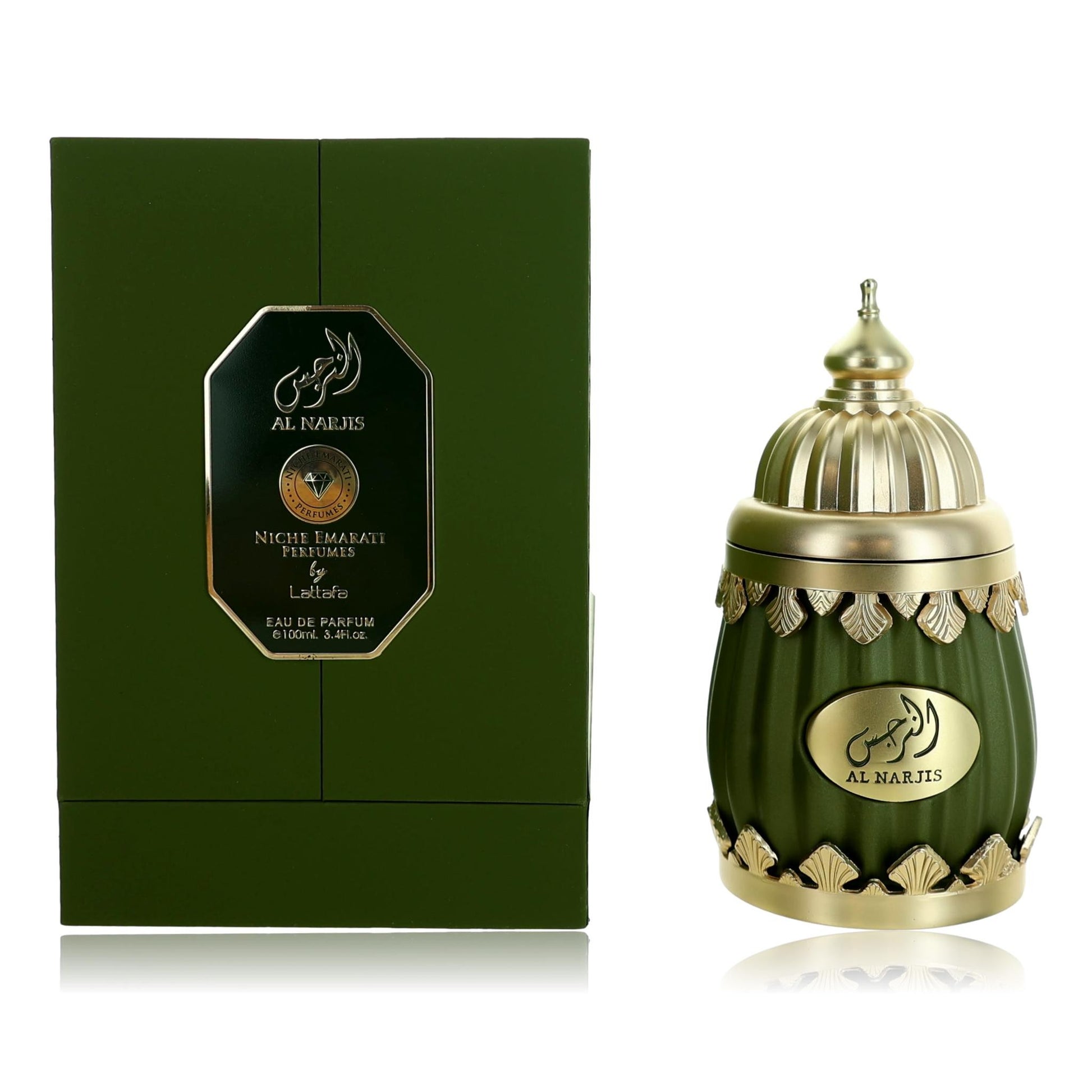 Lattafa – Niche Emarati Al Narjis Eau de Parfum Spray for Unisex (3.4 oz) product image
