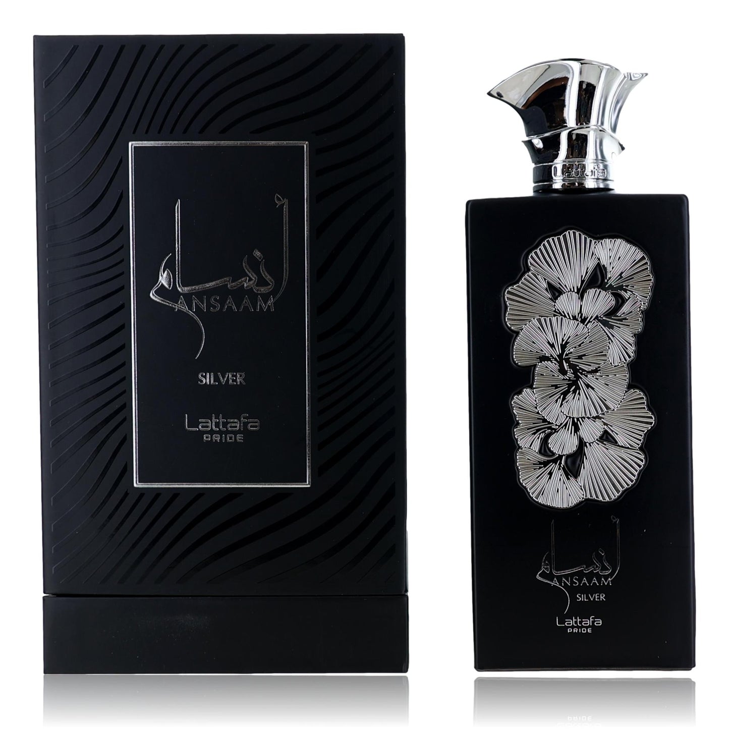 Lattafa – Ansaam Silver Eau de Parfum Spray for Unisex (3.4 oz) product image