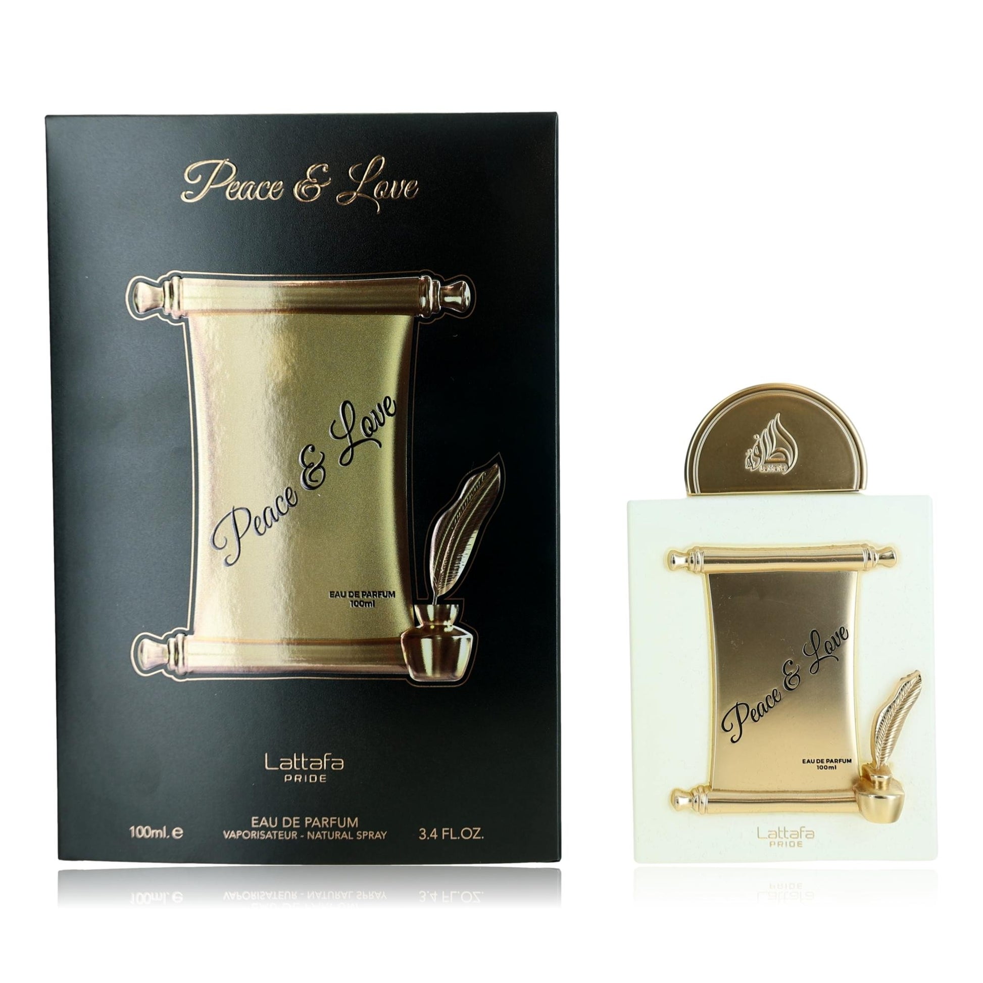 Lattafa – Pride Peace & Love Eau de Parfum Spray for Unisex (3.4 oz) product image