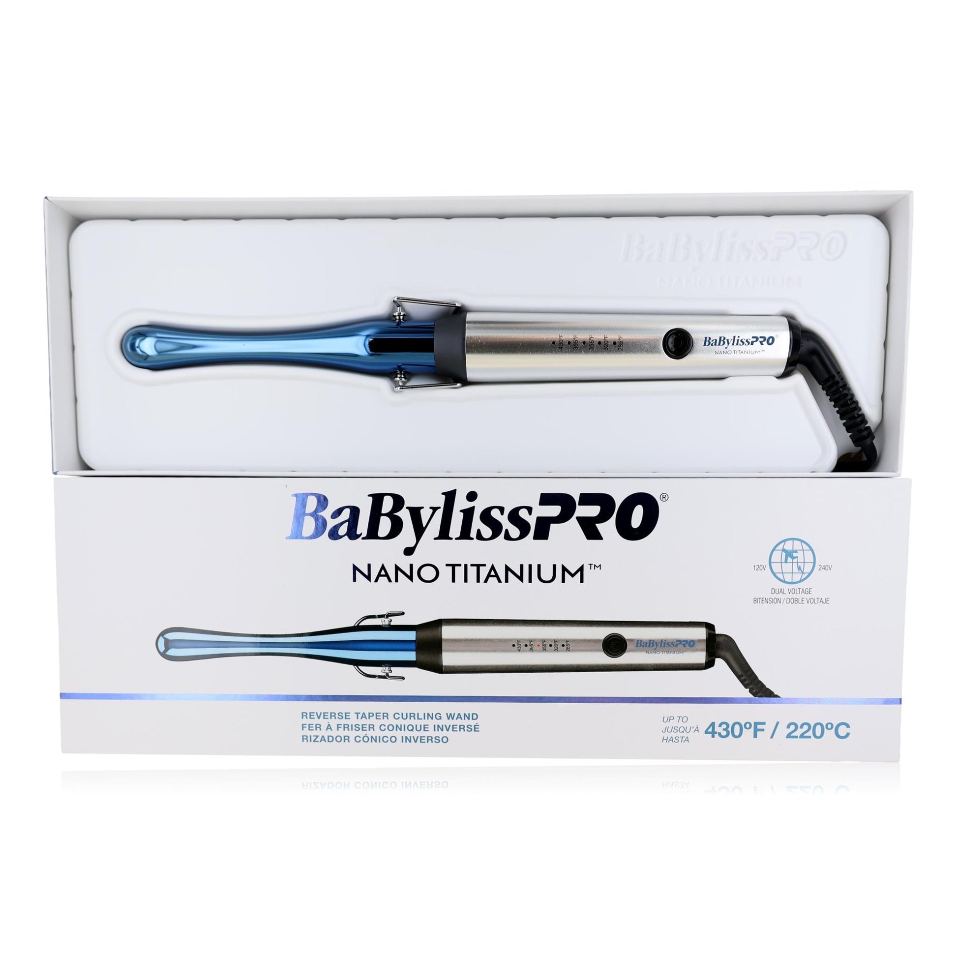 BaBylissPRO – Nano Titanium Reverse Taper Curling Wand Fragrance product image