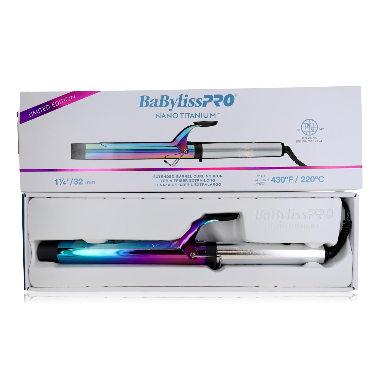 BaBylissPRO – Nano Titanium Extended Barrel Curling Iron Fragrance product image