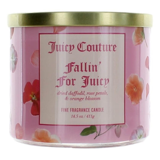 Juicy Couture – Juicy Couture 14.5 oz Soy Wax Blend 3 Wick Candle - Fallin' For Juicy Fragrance (14.5 oz) product image