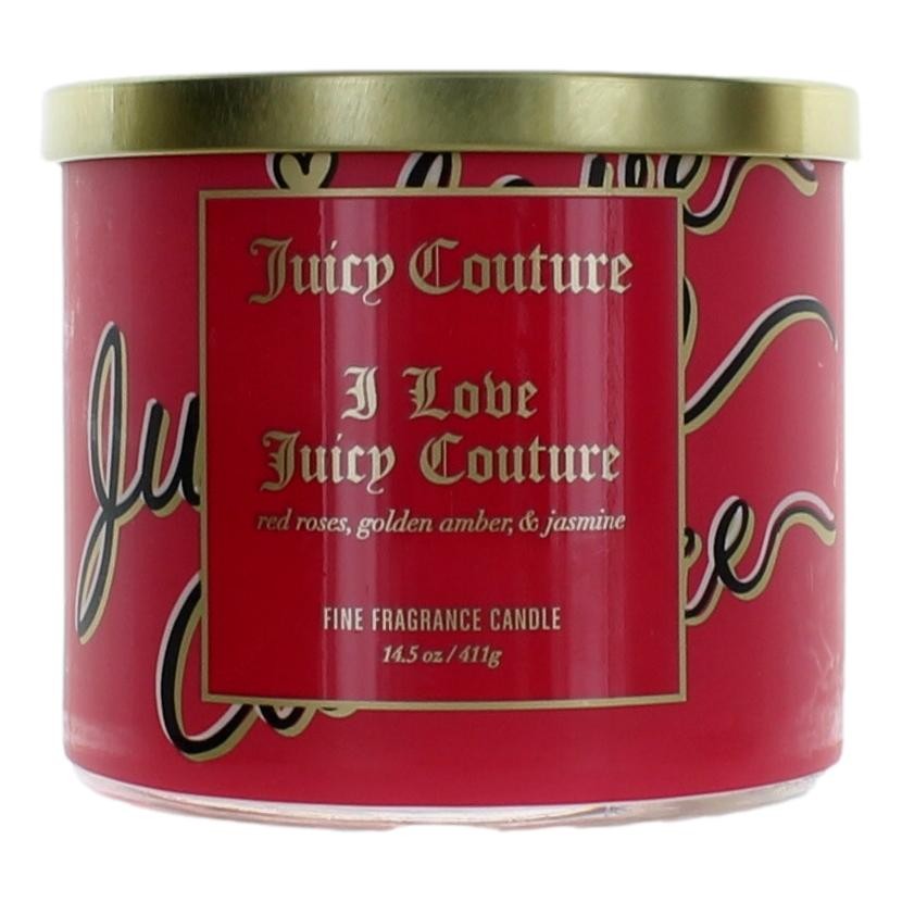 Juicy Couture – Juicy Couture 14.5oz Soy Wax Blend 3 Wick Candle - I Love Juicy Couture Fragrance (14.5 oz) product image
