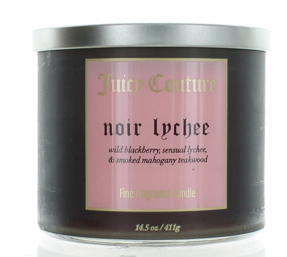 Juicy Couture – Juicy Couture 14.5 oz Soy Wax Blend 3 Wick Candle - Noir Lychee Fragrance (14.5 oz) product image