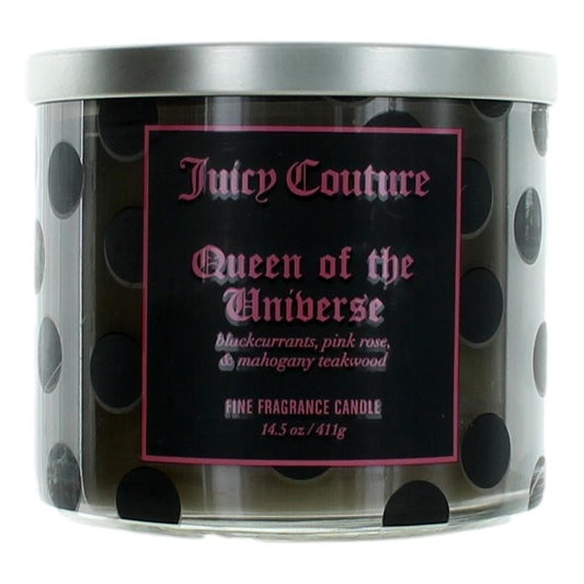 Juicy Couture – Juicy Couture 14.5oz Soy Wax Blend 3 Wick Candle - Queen Of The Universe Fragrance (14.5 oz) product image
