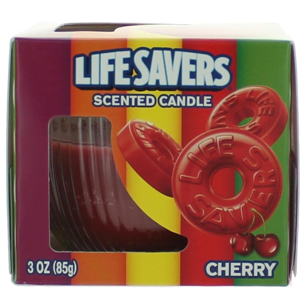 Life Savers – Life Savers Scented Candle 3 oz Jar - Cherry Fragrance (3 oz) product image
