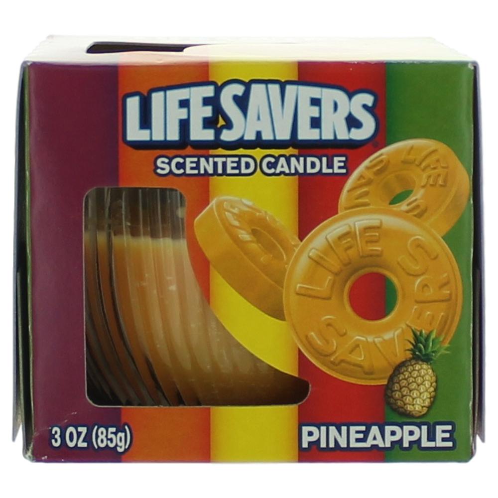Life Savers – Life Savers Scented Candle 3 oz Jar - Pineapple Fragrance (3 oz) product image