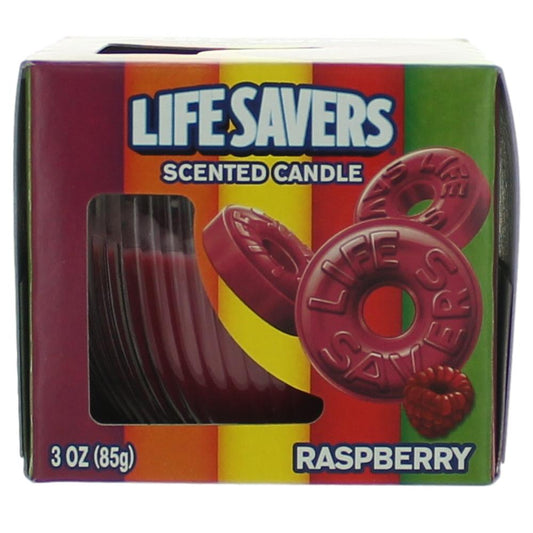 Life Savers – Life Savers Scented Candle 3 oz Jar - Raspberry Fragrance (3 oz) product image